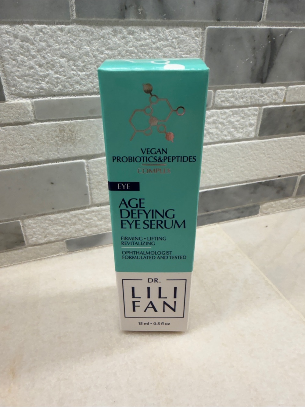 DR. LILI FAN VEGAN PROBIOTIC SKINCARE Probiotic Age-Defying Eye Serum ~ NEW